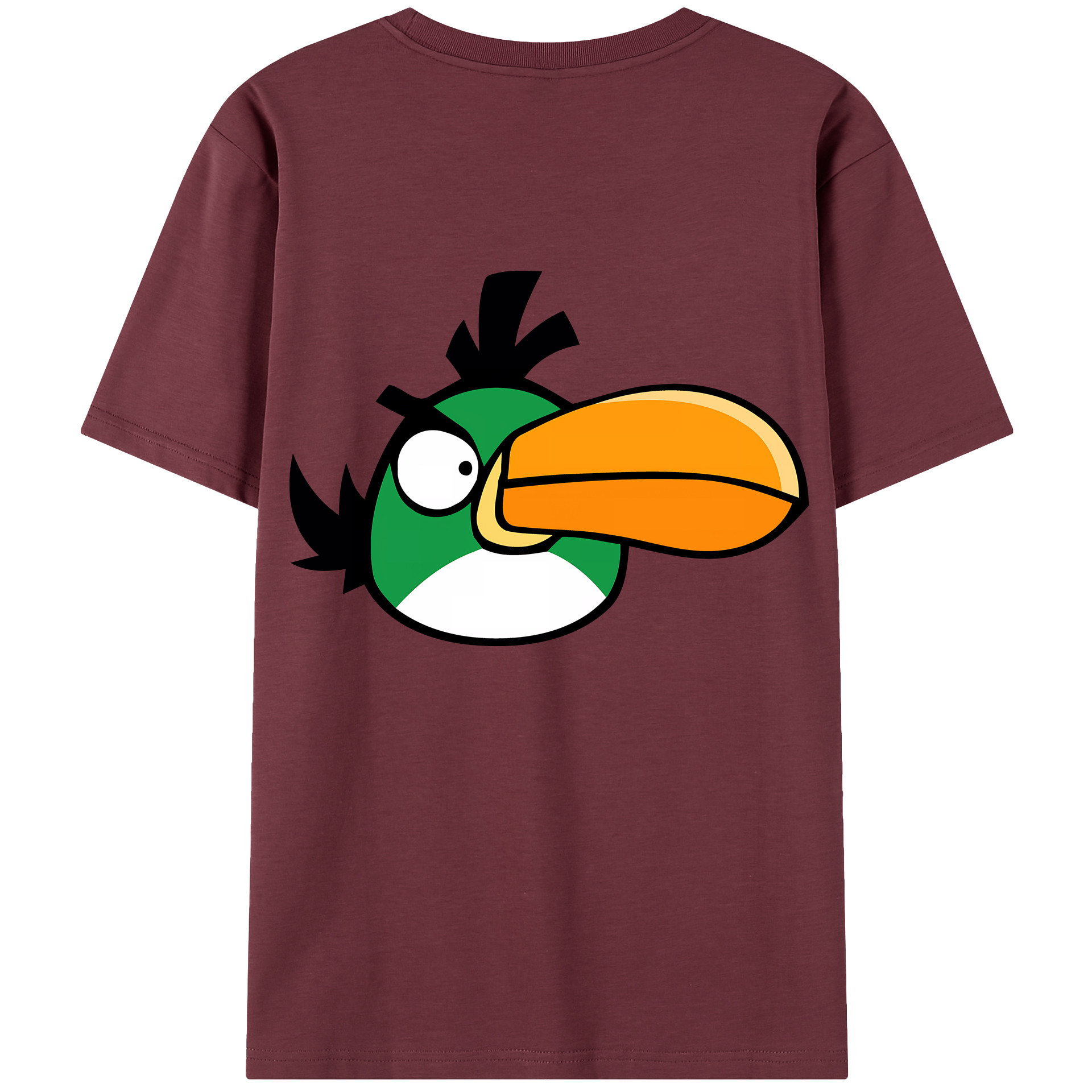 （画像用） Angry Birds アングリーバード 綿100％半袖Tシャツ（背面プリント）